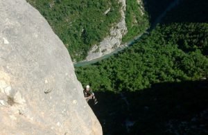 escalade au Pilier Gousseault au Verdon