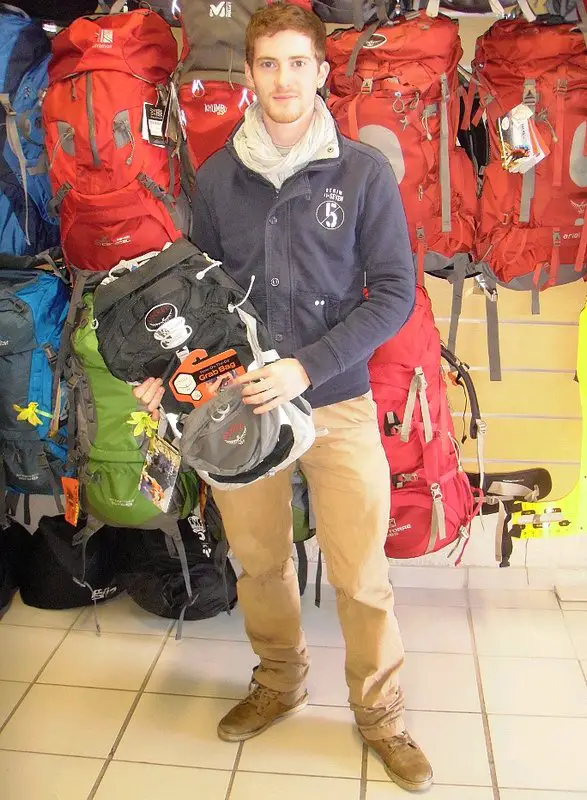 Arnaud BUREL gagnant 1Sac à dos et Banane OSPREY