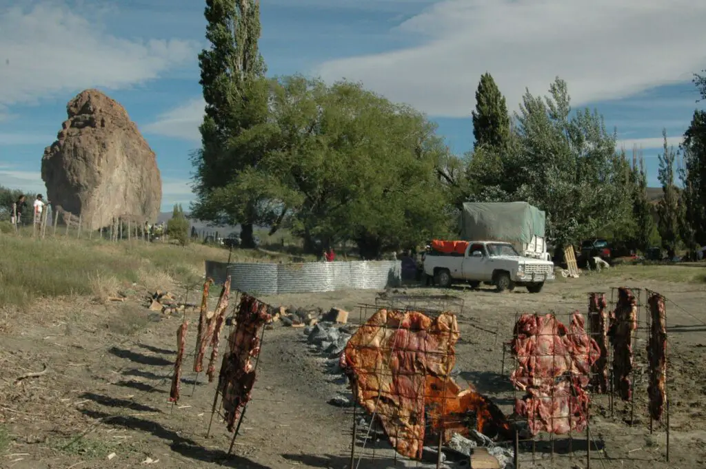 Asado argentin à la Piedra Parada