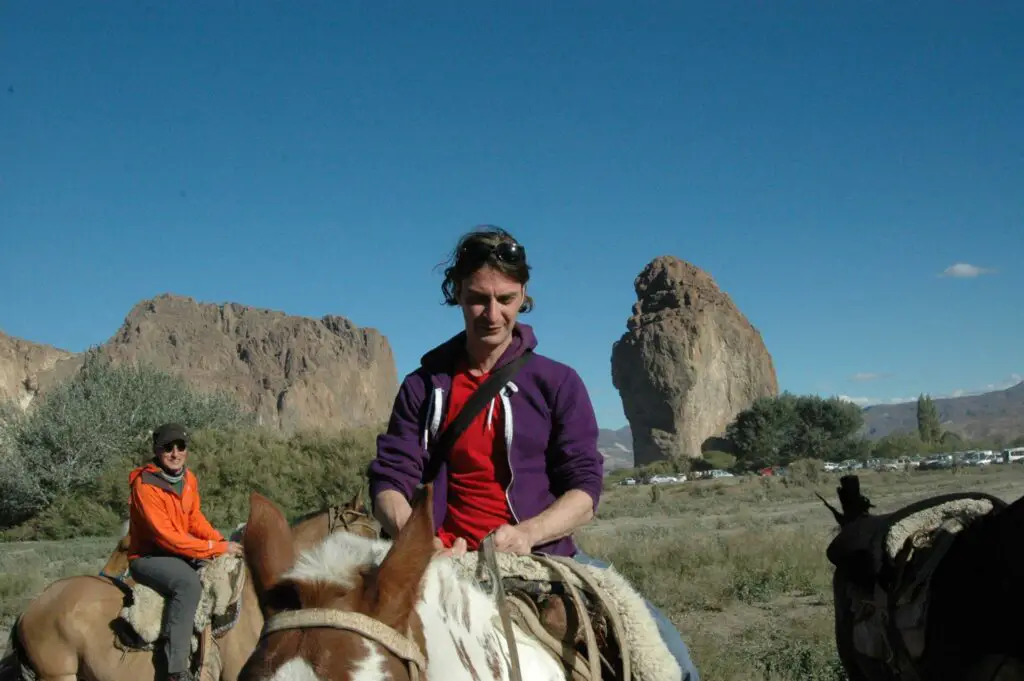 balade à cheval à la piedra parada en Argentine