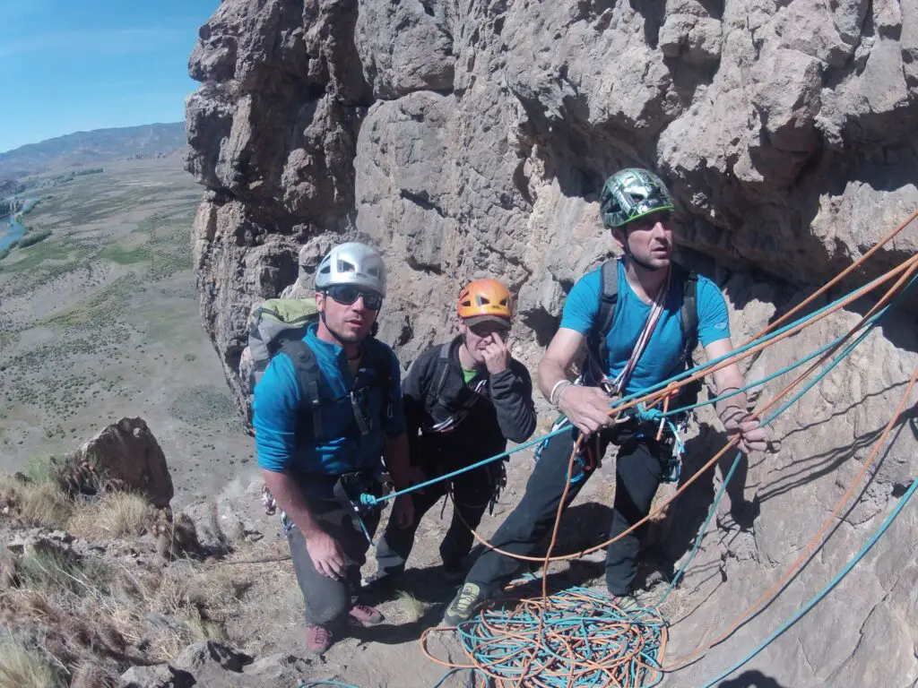 Dernier relais de la piedra parada, roc trip petzl argentine 2012