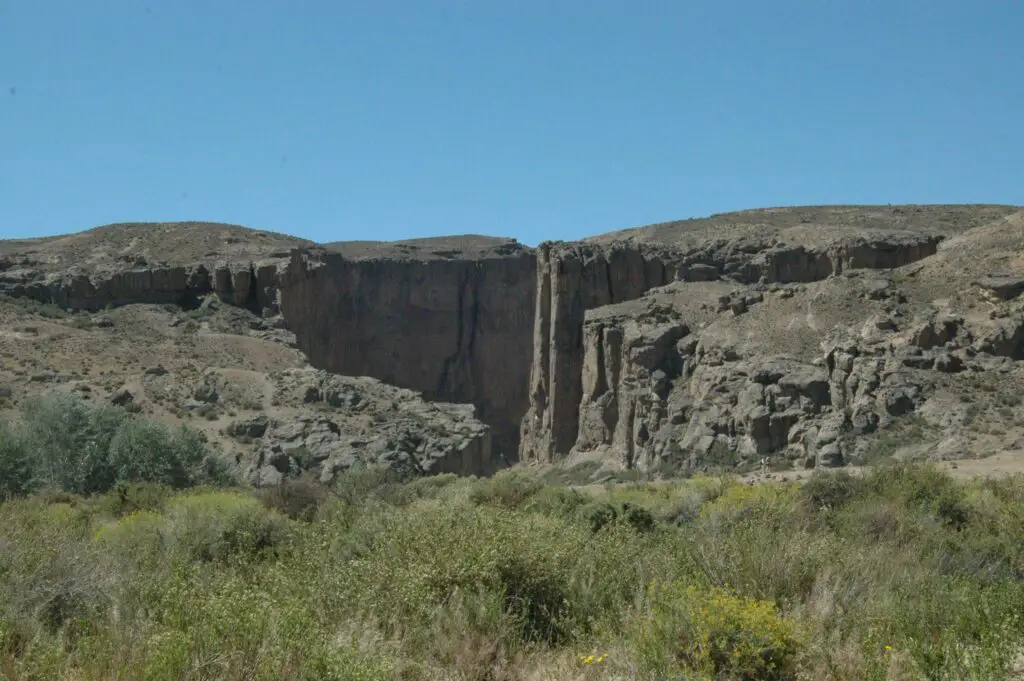 Le canyon de la Piedra Parada spot d'escalade en argentine