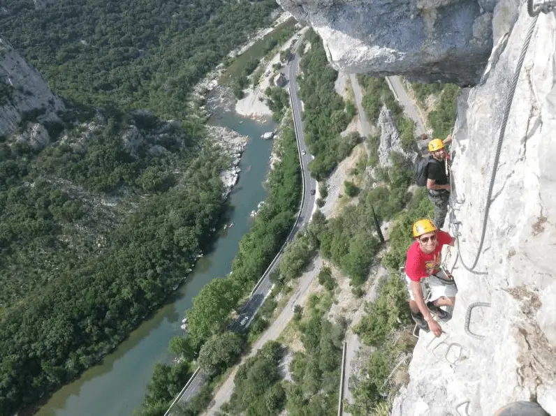 Via Ferrata du Thaurac avec office des moniteurs du Languedoc