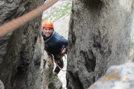 Deux dernières longueurs pour rejoindre le sommet à l'aiguillette du Vallonnet