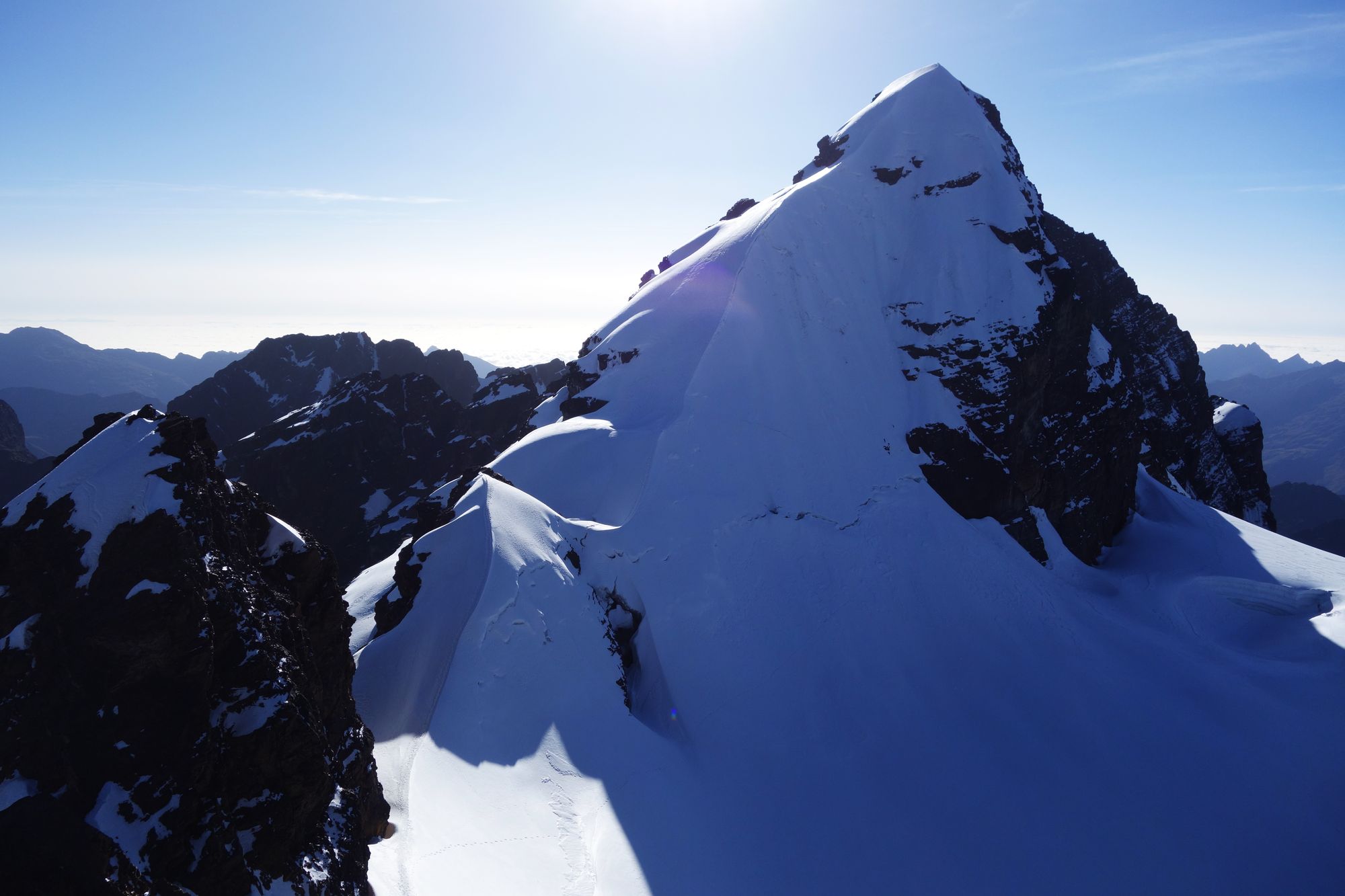 Pequeno Alpamayo lors du voyage en Bolivie