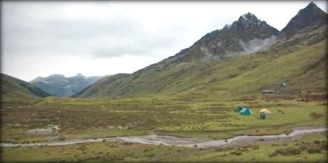 Plateau de Thombu au Bhoutan