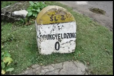 Point de départ de notre trekking au Bhoutan Point de départ de notre trekking au Bhoutan