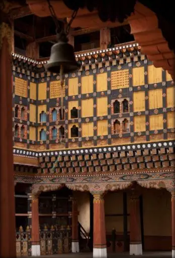 Temple intérieur au Bhoutan