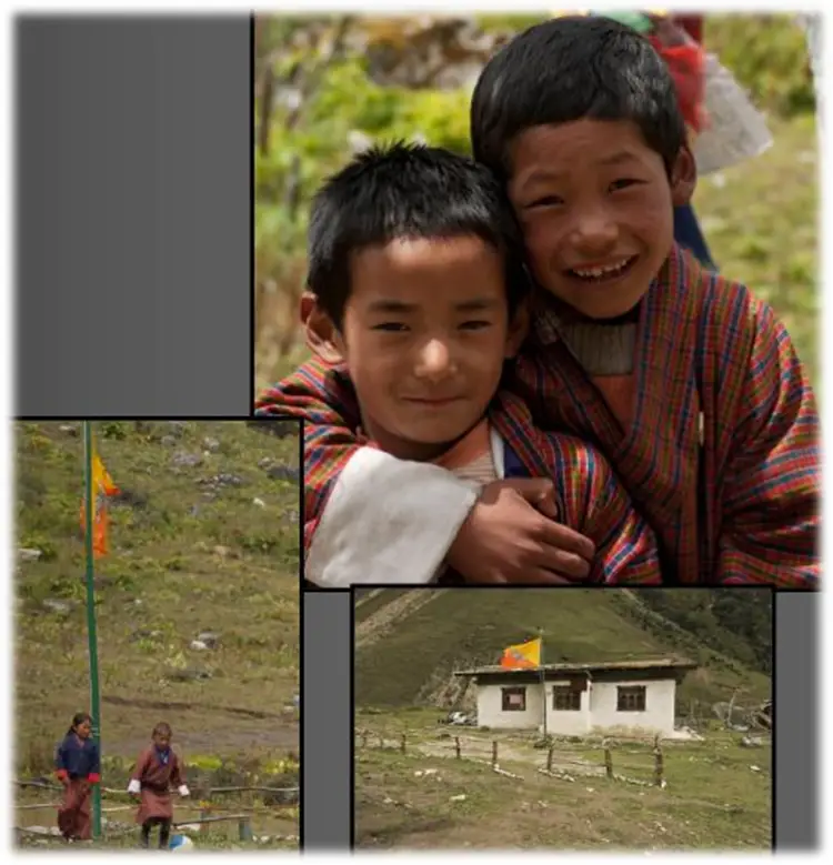 Les enfants du Bhoutan