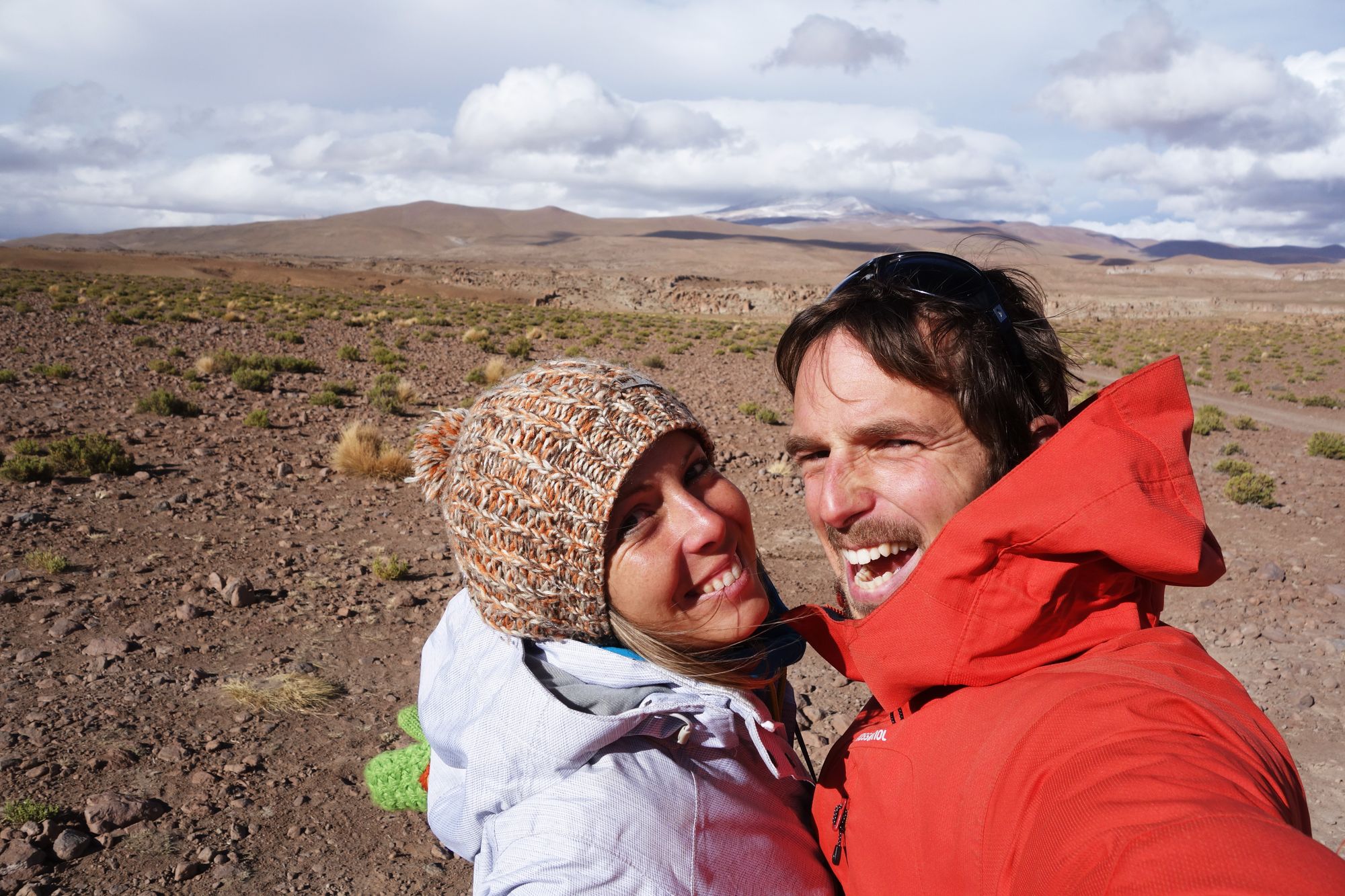 Jeremie et Manue lors de leur séjour dans la Cordillère Royale en Bolivie