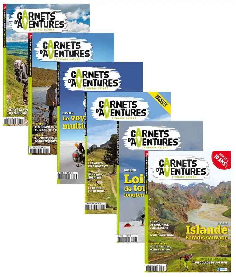 Subscribe to the magazine Carnets d'aventures