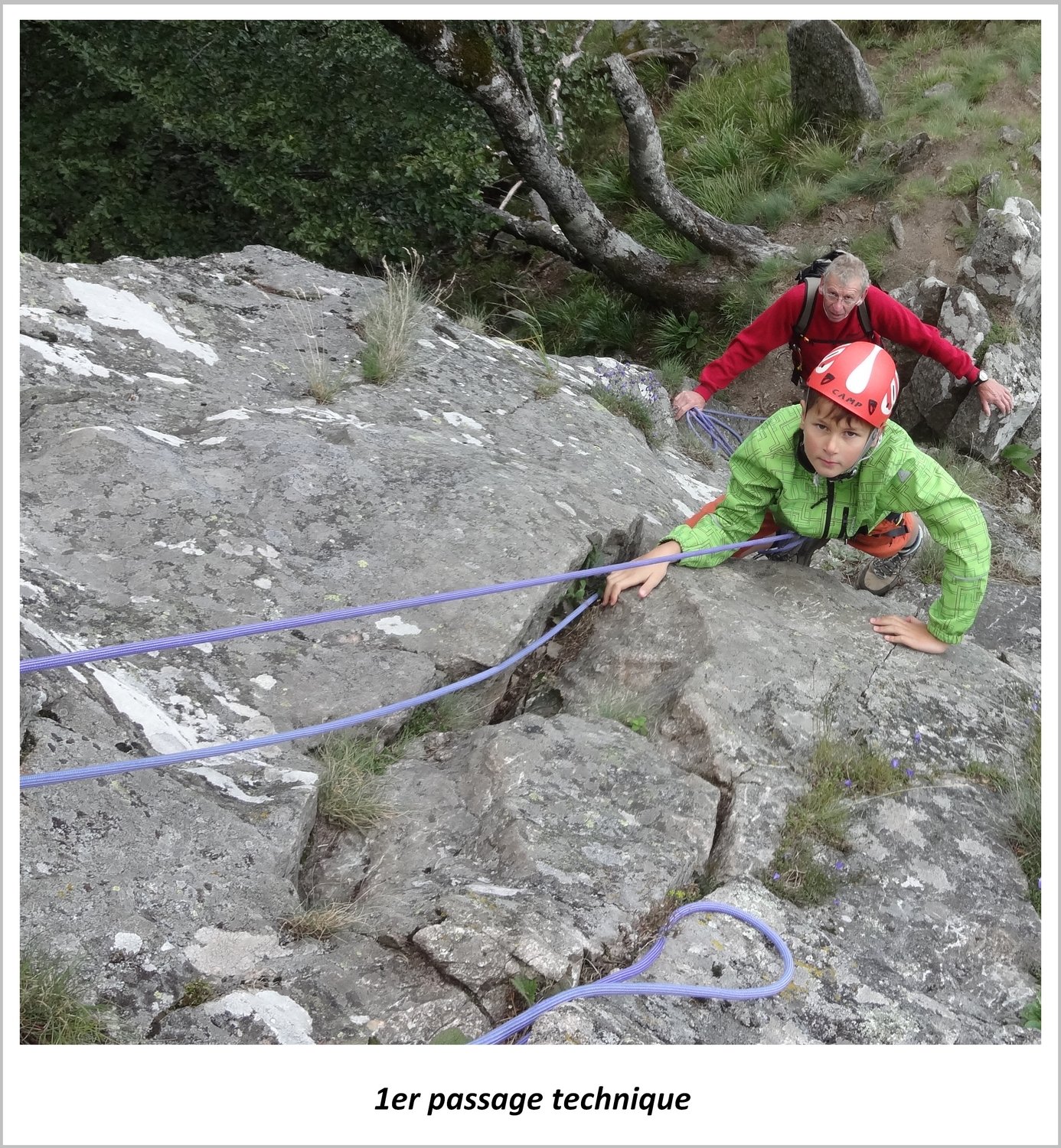 Escalade de l'arête des Spitzkoepfe dans les Vosges