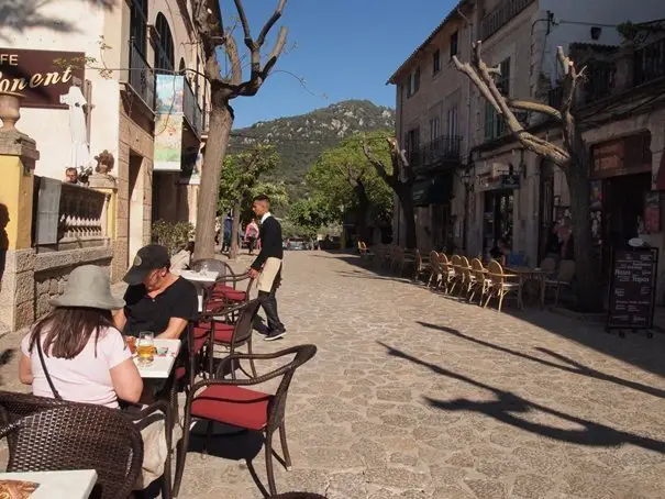 Café de Valldemossa durant notre randonnée à Majorque