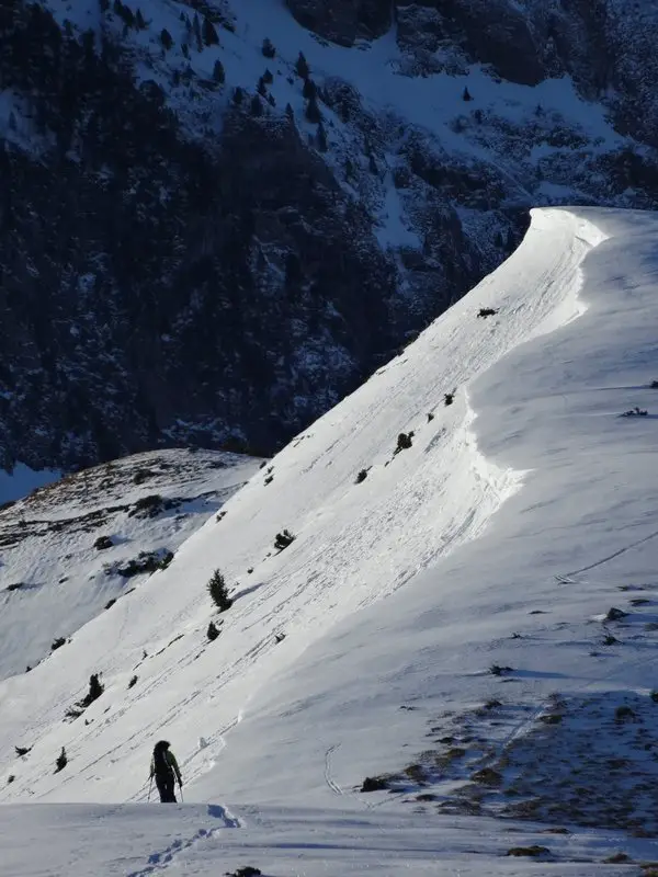 De la houle du côté de payolle durant cette journée ski de randonnée à Campan de Payolle