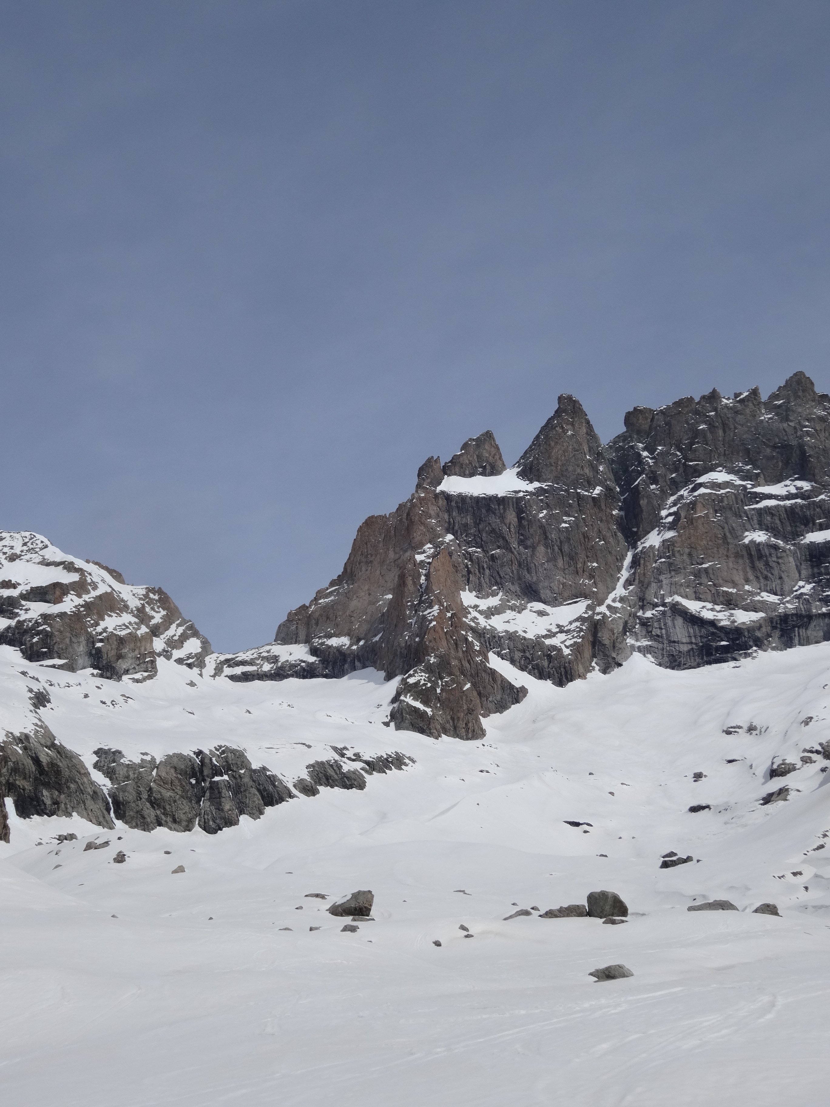 Refuge du Promontoir durant notre Tour de la Meije en ski de randonnée