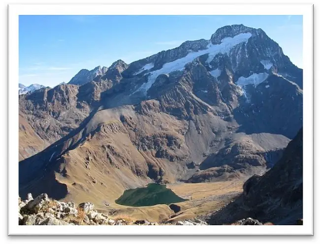 La Roche de la Muselle dans les écrins