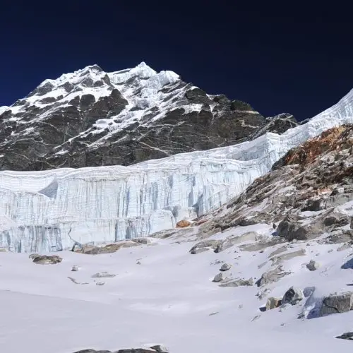 Glacier amphulapcha lors de l