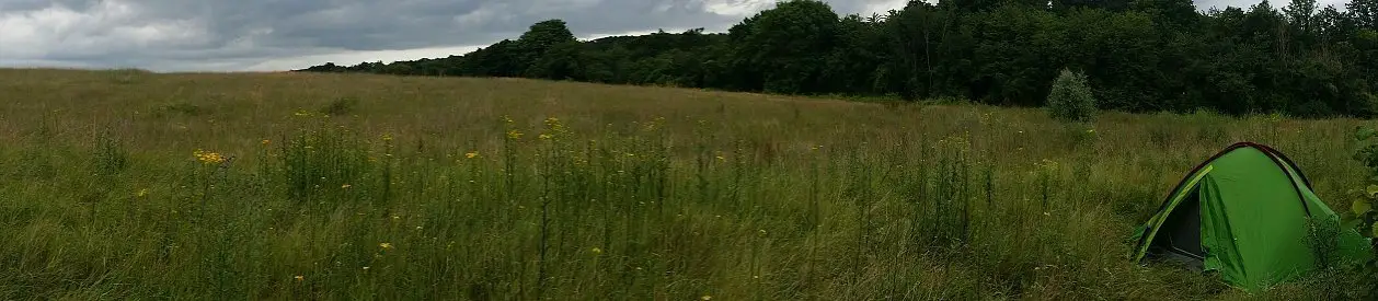 Premier bivouac dans la périphérie d’Evreux durant l'ascension