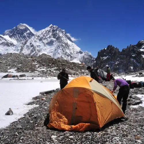 Camp changhri nup au fond l