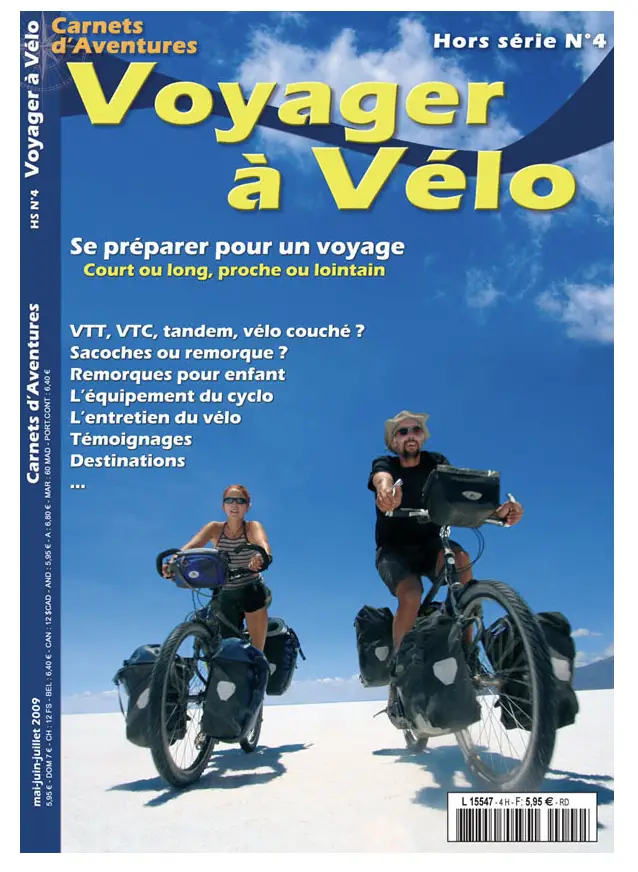 Magazine Carnet d’aventures, le hors-série N°4 « Voyager à vélo » en particulier