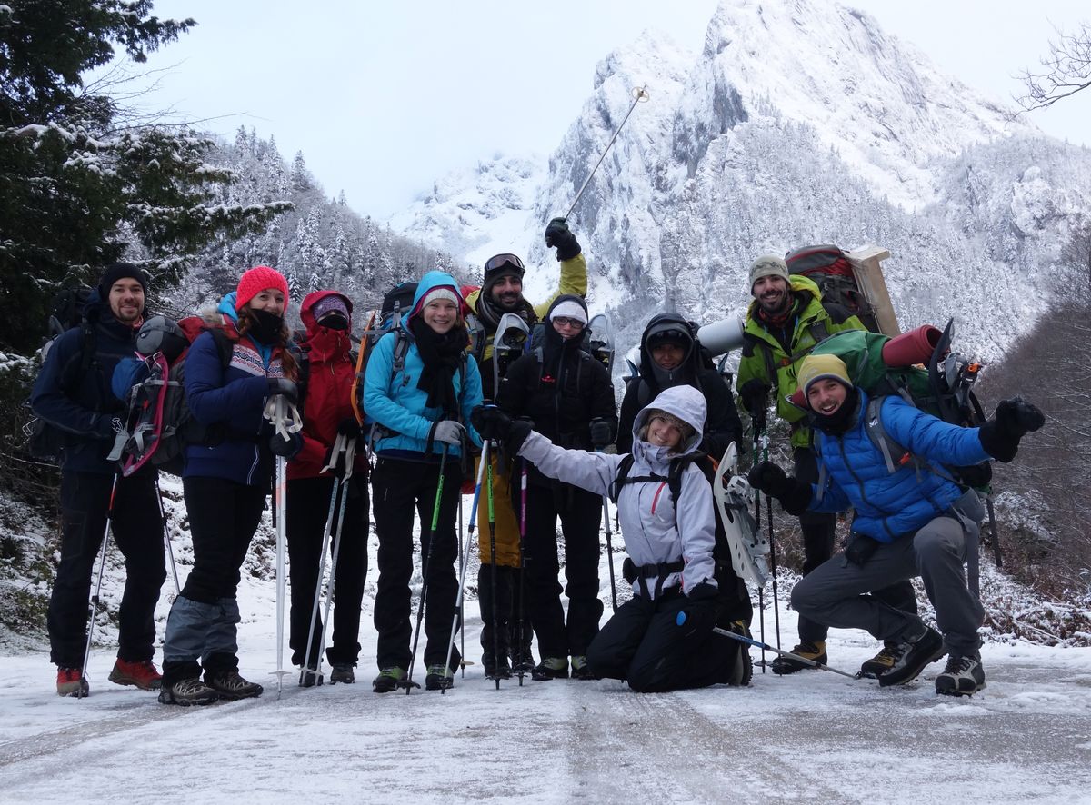 Une dream team de luxe pour un WE raquettes à neige dans la vallée d