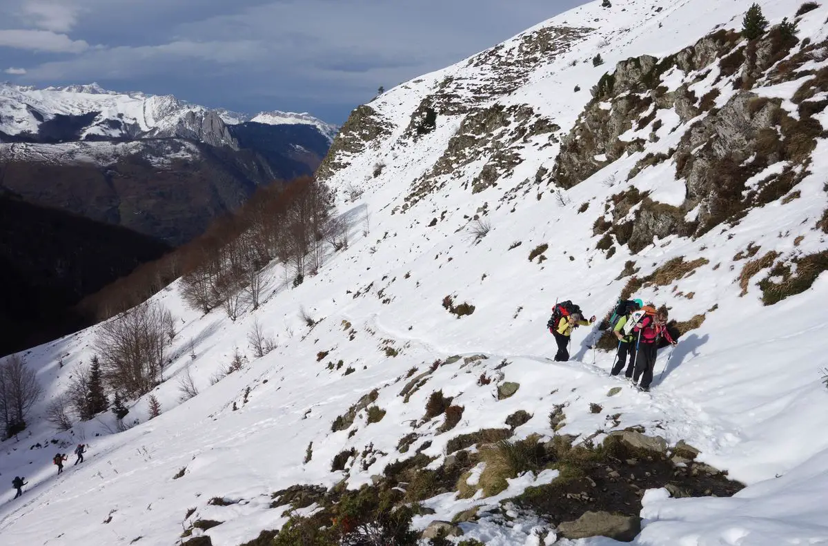 A l’approche du refuge