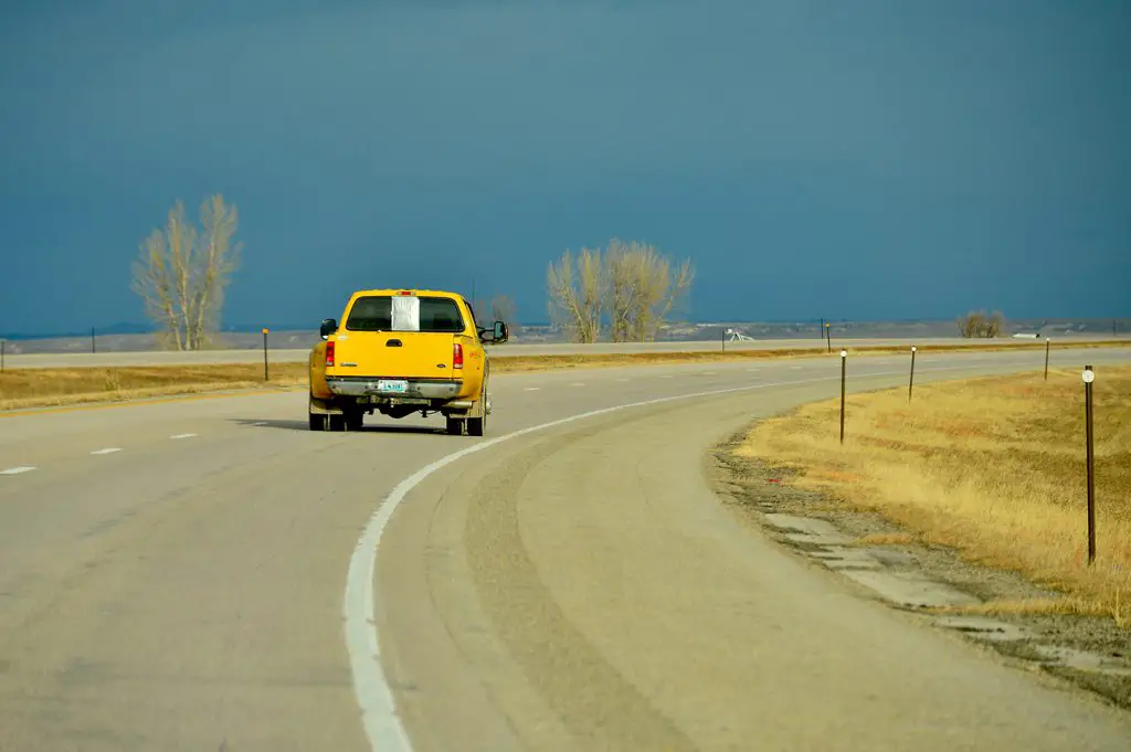 Longue route pour un voyage aux Etats-Unis