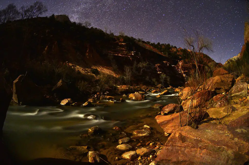 Nuit au parc national de Zion