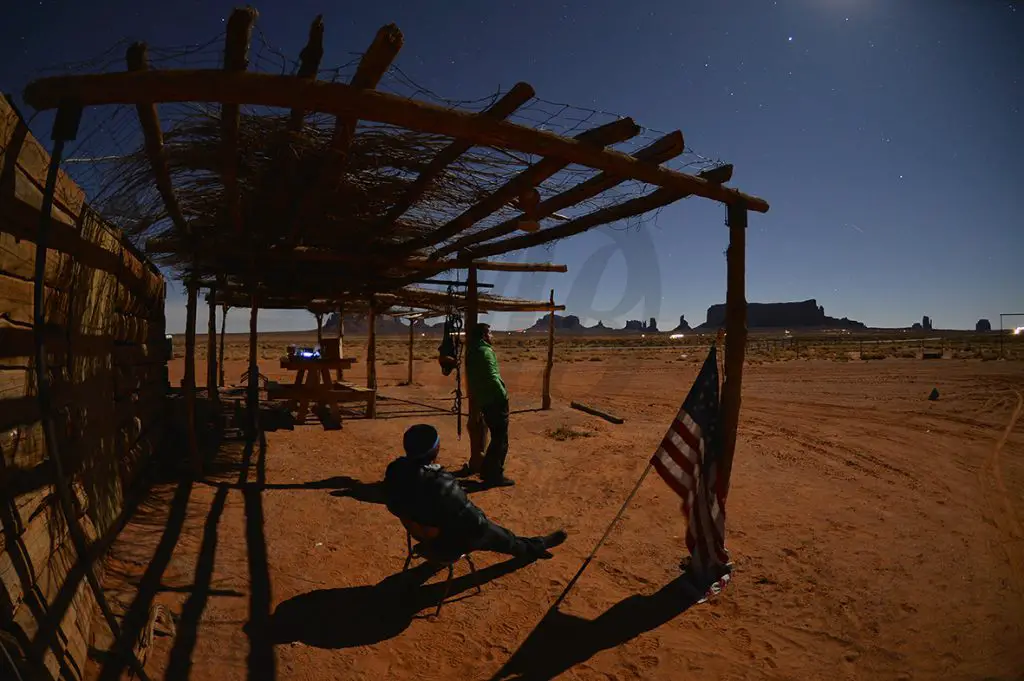 Camping rustique en territoire Navajo aux Etats-Unis