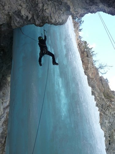 Benji s arrache pour cette jolie ligne physique lors du séjour Alpinisme à Ceillac