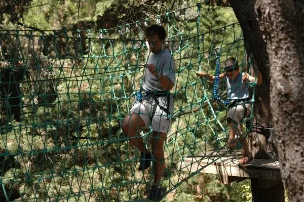 La Foret d'Acrobates à la Base Départementale de Bessilles