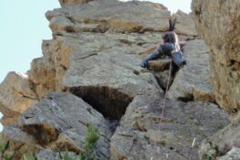 Initiation alpinisme dans le Caroux