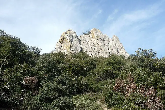 Site d'escalade des Matelles dans l'Hérault
