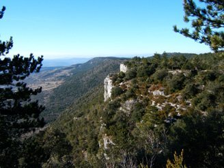 Escalade dans l'Hérault : Site d'escalade de Lou Baoucas