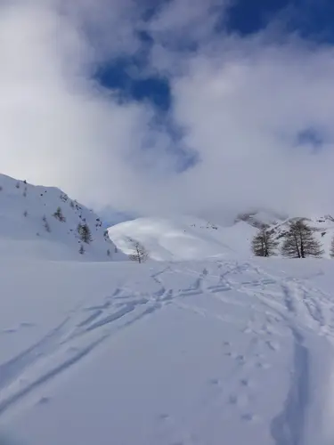 neige dans l'ubaye