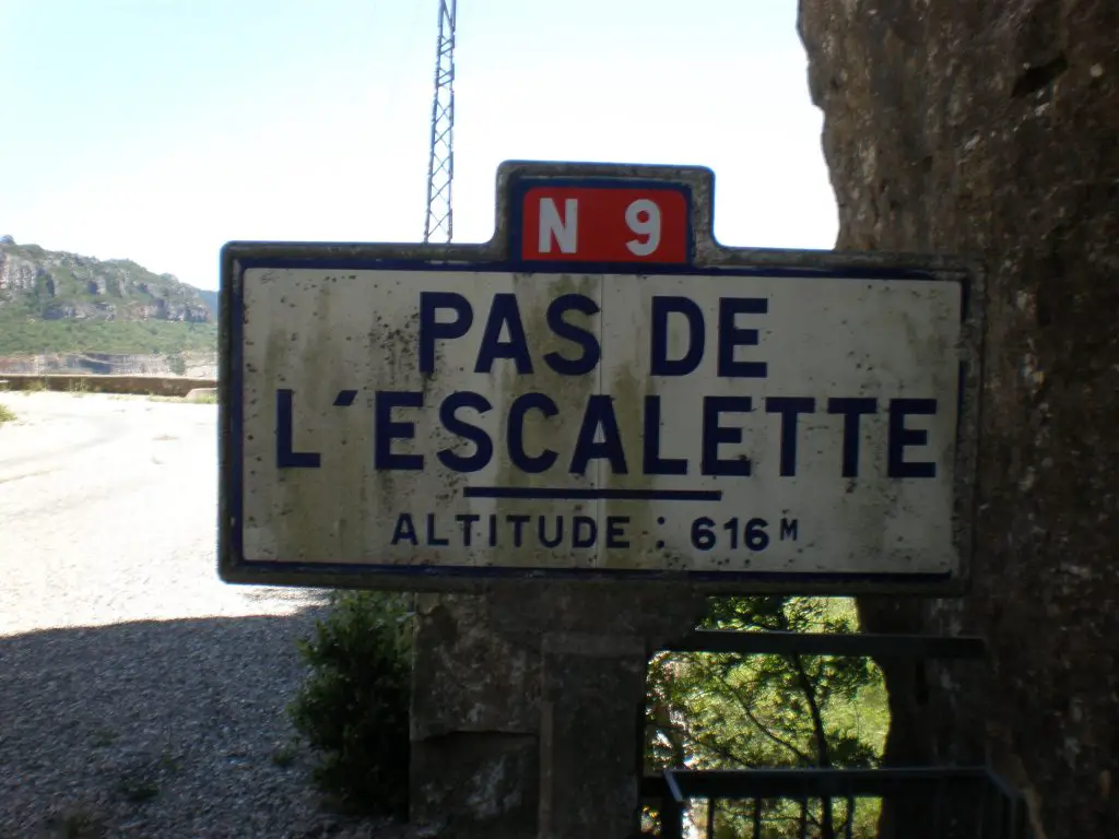 Pas de l'escalette site d'escalade pres de montpellier