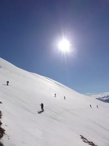 ski dans les halpes de haute provence