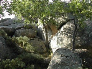 Bloc d'escalade de Targasonne dans les Pyrénées-Orientales