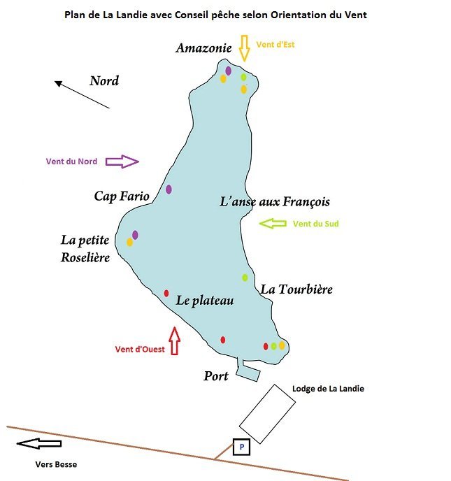 plan du réservoir de la landie