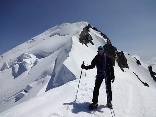 Le Mont Blanc d'alpinisme à l'envers pendant le séjour 