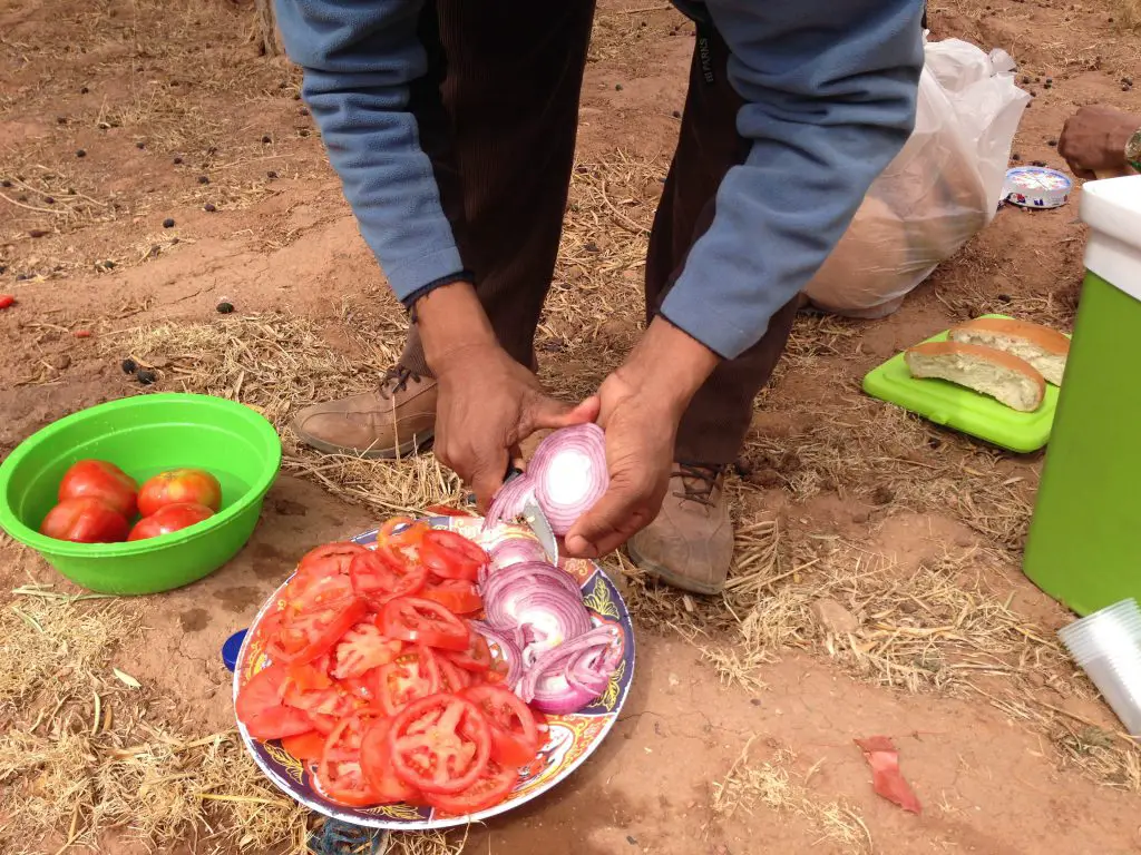 Premier pique-nique au Maroc