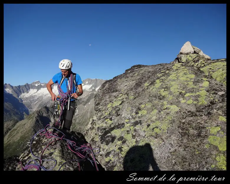 sommet de la première tour du salbitschijen