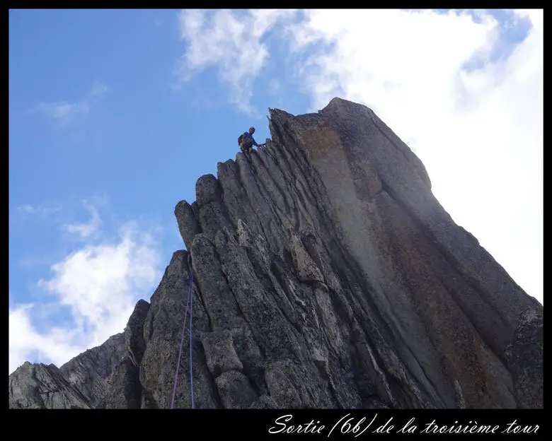 sortie en 6b de la 3ème tour du salbitschijen