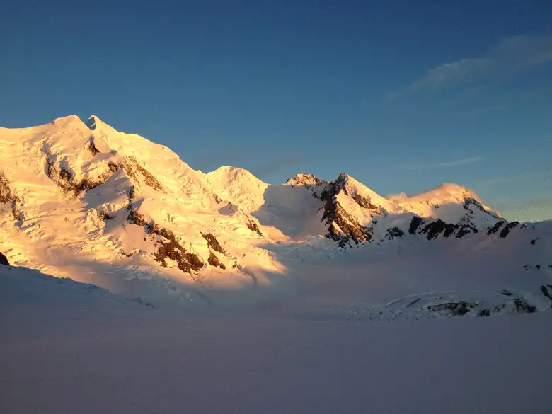 Camp 7 : dernier coucher de soleil… Camp 7 : dernier coucher de soleil…