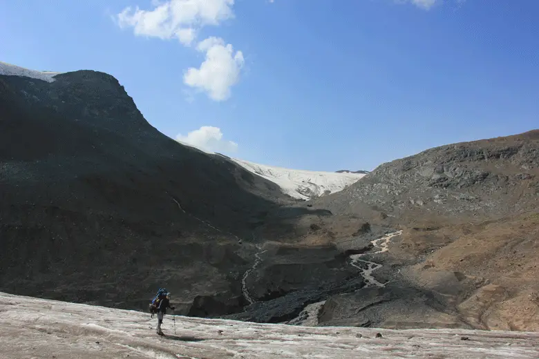 Le premier col du parcours au-dessus de Charlotte 