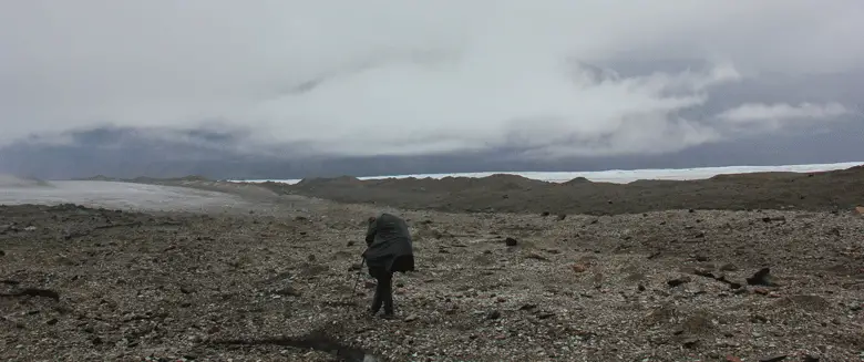 Sur le glacier Rohn