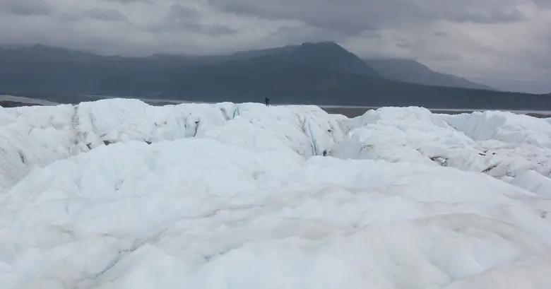 Sur le glacier Regal en Alaska