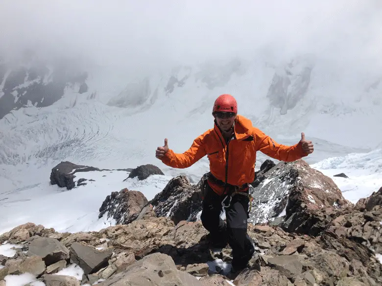 Vassily Vorobiev lors de la grande traversée du Mont cook