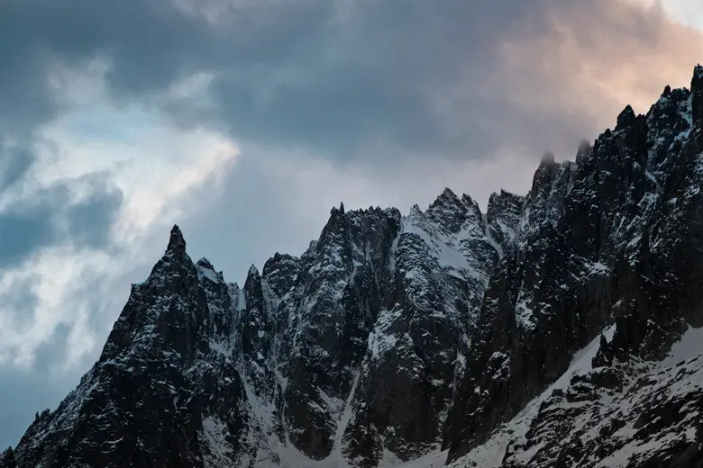 Décors chamoniards sur le massif du Mont-Blanc 
