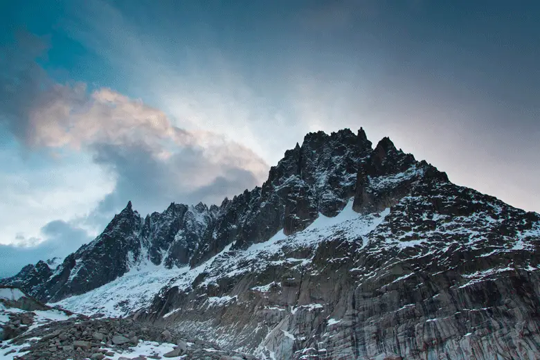 Encore le décors chamoniards dans le massif du Mont-Blanc 